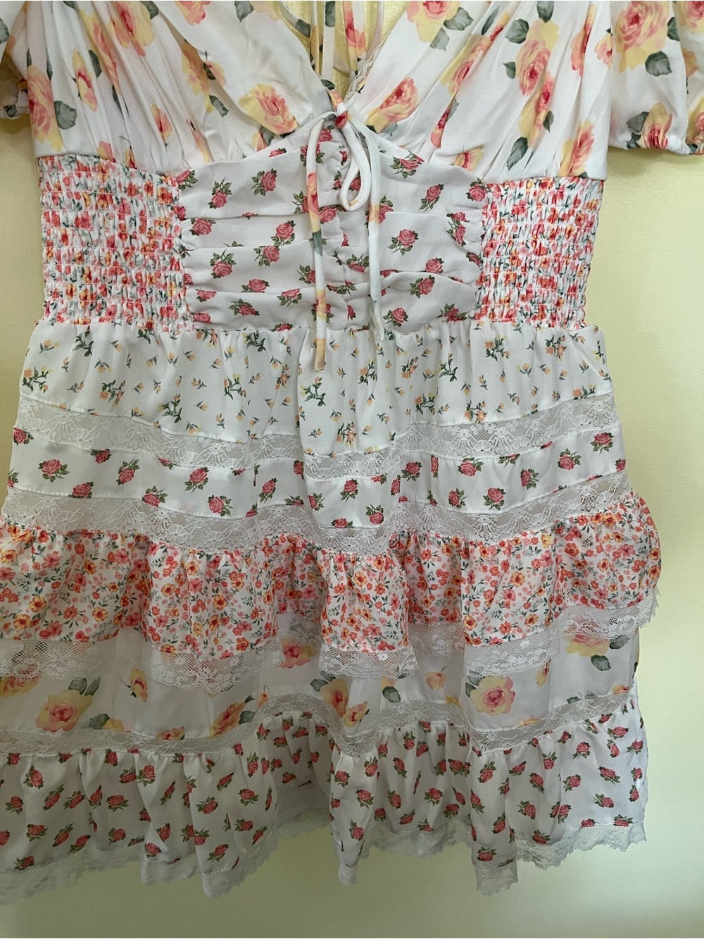 NEW Altar’d State Adley Mixed-Print Mini Dress Size S & M Available NWT - Picture 10 of 16